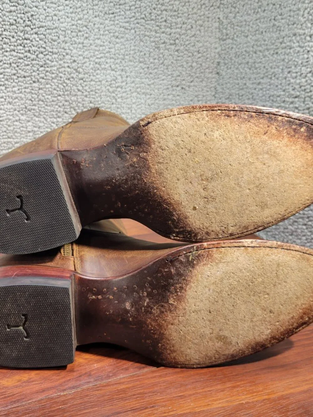 Tecovas The Dean Men's Size 10D Cafe Goat Zip Boots